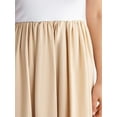 thumbnail image 5 of Color Block Pleated Strapless Balloon Skirt Maxi Dress, 5 of 5
