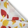 thumbnail image 3 of Ambesonne Colorful Kitchen Curtains, Seasonal Fall Leaves, 55"x45", Red Orange Yellow, 3 of 3