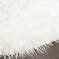 thumbnail image 4 of Safavieh Faux Sheep Skin Byrne Solid Area Rug, Ivory, 5' x 8', 4 of 8