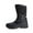 black, variant on Stylish motorcycle boots - Classic design, comfortable and breathable, suitable for both daily commuting and casual riding,black,44