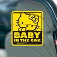 thumbnail image 2 of Adhesivo para coche SEIWA Hello Kitty Baby Yellow, 2 of 4