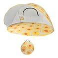 thumbnail image 2 of Tienda de campaña para refugio solar, tienda de playa, apertura rápida, sombra instantánea automática, toldo para refugio solar para acampar, viajes, Flor amarilla, 2 of 8