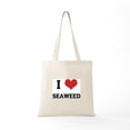 thumbnail image 5 of CafePress - I Love Seaweed Tote Bag - Unisex Canvas Tote Bag, Beige, 1-Piece, 5 of 6