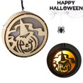 thumbnail image 1 of Mom's Best Letreros LED de madera para colgar en la pared de Halloween, 1 of 1