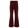 thumbnail image 5 of Men's Corduroy Vintage Bell Bottom Pants, Classic Disco Stretchy Flared Pants Fit 60s 70s Outfits for Men, 5 of 9