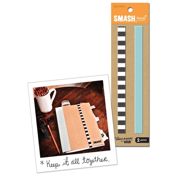 K & Company Papercrafting Smash Bands, 2 Count