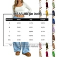 thumbnail image 4 of WULMLEO Women's Wide Leg Sweatpants with Front Seam Detail Elastic Drawstring High Waist Loose Casual Pants with Pockets Camel 2XL, 4 of 6