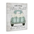 thumbnail image 2 of Stupell Industries Rustic Lodge Olde Farmer Market Vintage Turquoise Truck White Florals Canvas Art, 36 x 48, by Lettered and Lined, 2 of 7