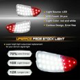thumbnail image 3 of POSSBAY WHITE Red LED DOOR PANEL COURTESY INTERIOR LIGHTS Fit for FORD F150 F250, 3 of 5