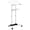 White, variant on Black Mobile 24" Height Adjustable Rolling Podium, Lectern, Laptop Workstation