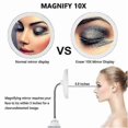 thumbnail image 3 of Flexible Gooseneck Mirror with 10x Magnification and LED Lighting, 11.5 inch, 3 of 3