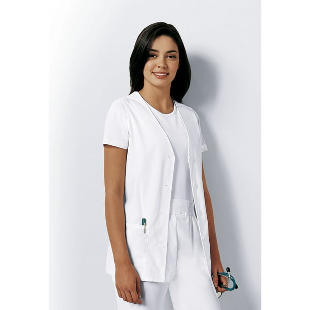 Cherokee Cherokee Workwear Professionals Scrubs Vest for Women Button