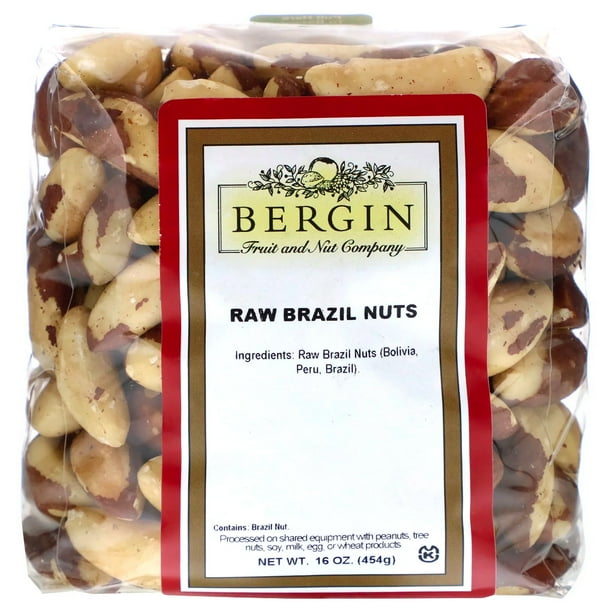 Bergin Fruit and Nut Company Raw Brazil Nuts, 16 oz (454 g) Walmart