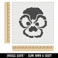 thumbnail image 2 of Pansy Annual Flower DIY Cookie Wall Craft Stencil - 11.5 Inch, 2 of 5