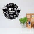 thumbnail image 5 of Handmadetneonsign Life Is Better With Bubble Tea Metal Wall Art, Milk Tea Store Metal Sign Wall Decor, 5 of 5