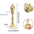 thumbnail image 2 of 1 pc DIY Scrapbook Brass Wax Seal Stamp and Alloy Handles Word 103mm, 2 of 7