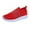 Red, variant on JikouIivo Women's Fashion Casual Mesh Breathable Slip On Sneakers Loafers Shoes Women's Shoes Clearance