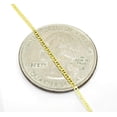 thumbnail image 2 of 10K Yellow Gold 1mm Mariner Chain, FREE Microfiber Cloth, Solid Flat Anchor Link Necklace, Giorgio Bergamo, 2 of 6