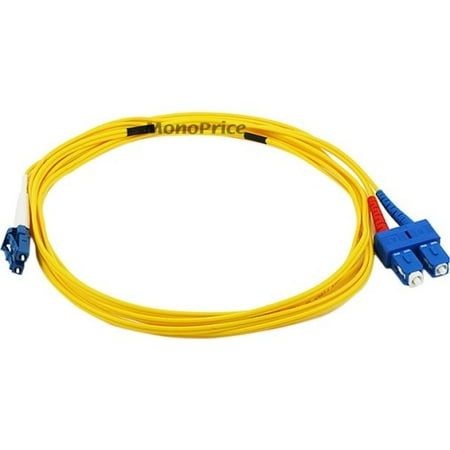 Lc Fibre Channel Cable - Monoprice Fiber Optic Cable - 3 Meter - Yellow | LC to SC, 9/125 Type, Single Mode, Duplex