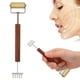 thumbnail image 1 of Masajeador Con Rodillo Facial, Elimina Las Arrugas, Rodillo Facial De Doble Cabeza, Cobre, Promueve La Desintoxicación Linfática, Regalo Perfecto Para Uso Diario Para Cabeza Y, 1 of 7