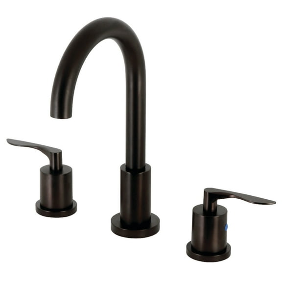 Kingston Brass Fsc892.Svl Serena 1.2 GPM Deck Mounted Widespread Bathroom Faucet - Bronze