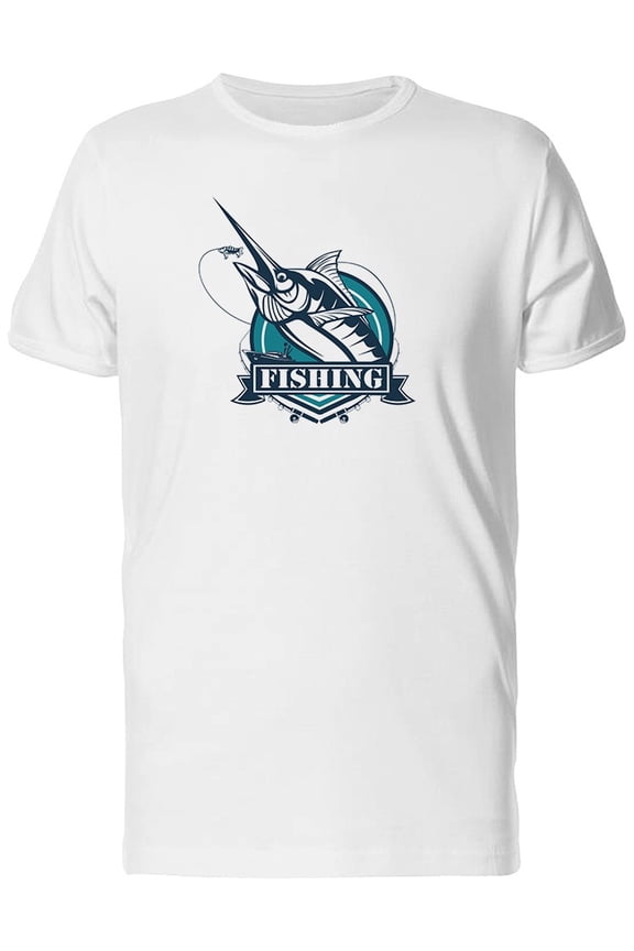 Swordfish Fishing Logo Tee Men's -Image by Shutterstock