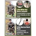 thumbnail image 2 of Duck Call Lanyard - 12 Loops Duck Goose Whistle Carry Hunting Accessories with 10 Removable Loops, Gift for Hunter, 2 of 5