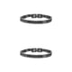 thumbnail image 2 of Brazalete de doble capa Minnieouse de acero de Titanio Negro 19CM 2piezas, 2 of 6