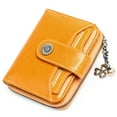 thumbnail image 3 of (2 pack) FALAN MULE Small Wallet for Women Leather Bifold Zipper RFID wallets woman Card Holder Wallet with Removable Card Sleeve, 3 of 10