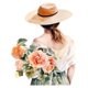 thumbnail image 1 of Kit de pintura por números DIY Girl Hand Oil Art Picture Craft Home Wall Decor (H1440) Hugtrwg Para estrenar, 1 of 9
