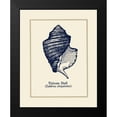 thumbnail image 2 of Gorham, Gregory 12x14 Black Modern Framed Museum Art Print Titled - Unicorn Shell, 2 of 5