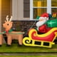 thumbnail image 4 of Inflable Navideño La Merced Trineo Con Santa Tirado Por Renos Poliéster PU Alta Resistencia Iluminación Led, 4 of 6
