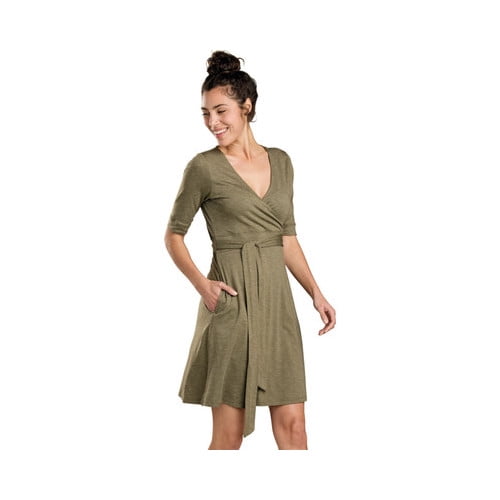 toad&co cue wrap cafe dress