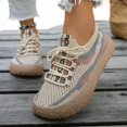 thumbnail image 2 of Breathable Lace Up Platform Casual Walking Shoes Comfortable Lightweight Sneakers for Everyday Wear Women's, 2 of 8