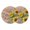 brown, variant on Yellow Sunflowers Round 15 Inch Placemats Set of 6, Farmhouse Floral Rustic Botanical Grey Wood HeatResistant Non Slip Place Mats for Dining Table, Wipeable Kitchen Table Mats for Housewarming