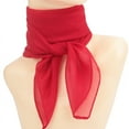 thumbnail image 2 of Womens 50s Chiffon Sheer Square Neck Head Scarf, 2 of 5