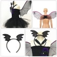 thumbnail image 3 of 1 juego de ropa de Halloween para niños, disfraces de alas de murciélago, disfraz de actuación para fiestas, 3 of 5