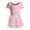 Pink, variant on Uccdo Girls Short Sleeve Gymnastics Skirted Leotards Ballet Tutu Dance Dress Leotard With Wrap Skirt, Size 3-9 Years