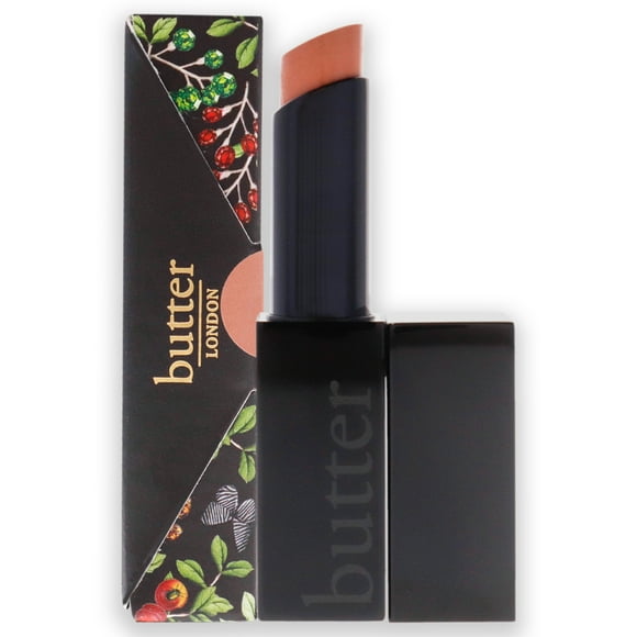 Lápiz labial satinado mate Plush Rush - Clever de Butter London para mujer - Lápiz labial de 0,1 oz Butter London Butter London Lápiz labial 0.1 oz