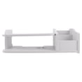 thumbnail image 4 of BRIGHTFUFU Estante flotante de montaje en pared Soporte de consola de TV Enrutadores WIFI Soporte de control remoto Organizador Rack Soporte de pared para sala de estar en casa Oficina (Blanco), 4 of 7