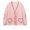 Pink, variant on QIPOPIQ Tie Front Tops for Women Gingham Babydoll Bow Top Puff Sleeve Coquette Tops Heart Long Sleeve Cute Spring Tops Clearance
