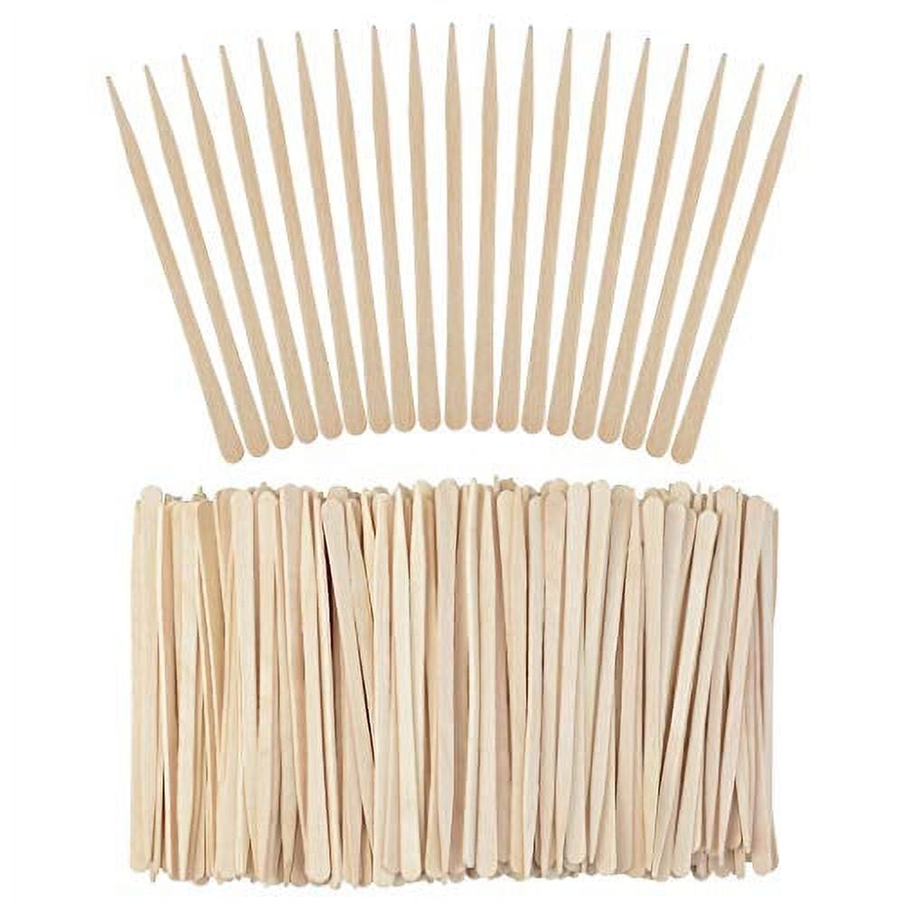 DecBlue Wooden Wax Sticks 500 Pcs Wood Hair Removal Waxing Spatulas  Applicators S M L Sizes for Body Legs Facial or Wood craft S