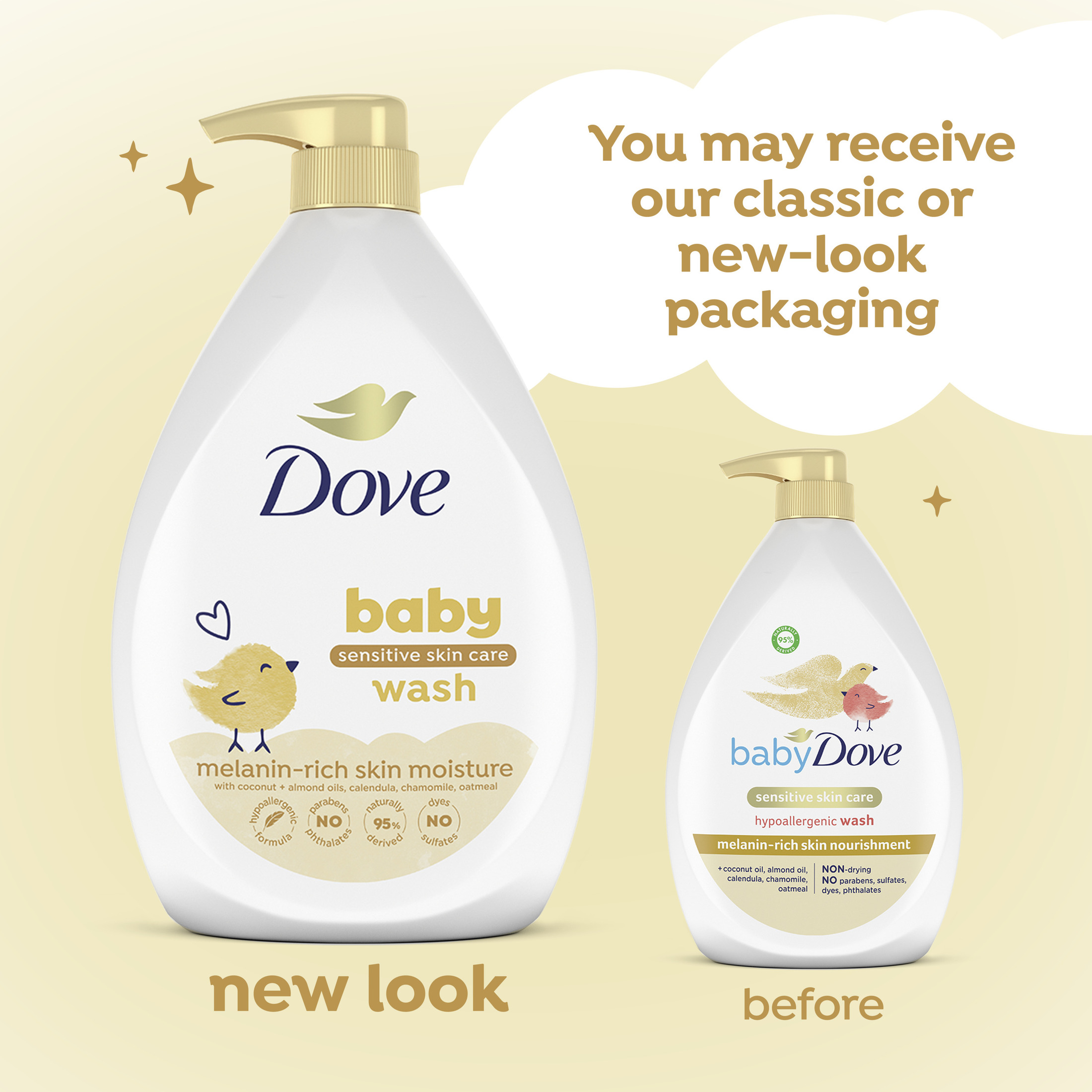 Baby Dove Sensitive Baby Wash for Melanin-Rich Skin, 34 oz photo 3