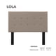 thumbnail image 2 of Cabecera Lola Sansa Matrimonial color Beige, 2 of 2