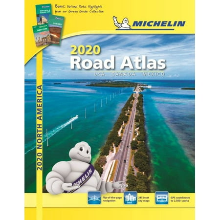 Michelin north america road atlas 2020: usa, canada and mexico (other):