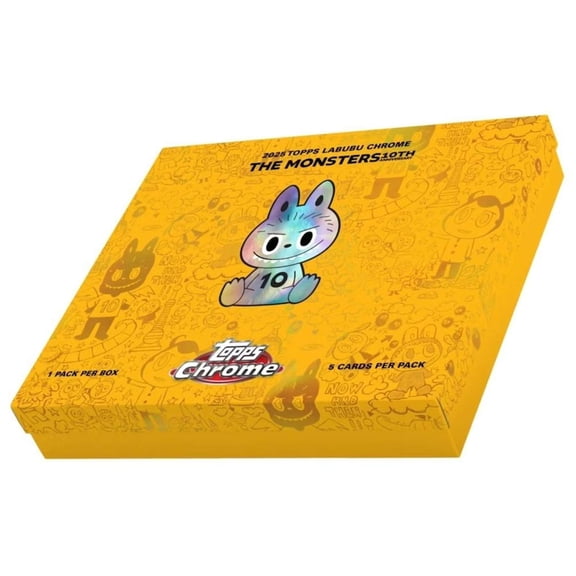 2025 Topps Chrome Labubu 10th Anniversary Box
