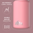thumbnail image 3 of Hydrapeak 14oz Kids Insulated Water Bottle (Neon Crush, Straw Lid), Reusable Sports Water Bottle for All Ages, 3 of 9