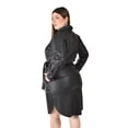 thumbnail image 3 of Vestido camisero efecto piel Roman Fashion /Tallas Extras 723 (Negro) negro 42, 3 of 6