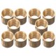 thumbnail image 1 of Homoyoyo 10Ud Ferrules De Latón Para Taco De Billar Mejoran Agarre Y Experiencia En Juegos, 1 of 6
