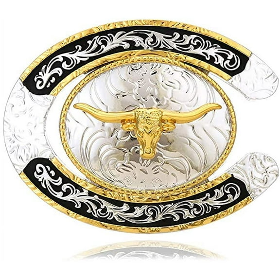 Vintage Celtic Knot Belt Buckle for Men Simple Cowboy Belt Buckle